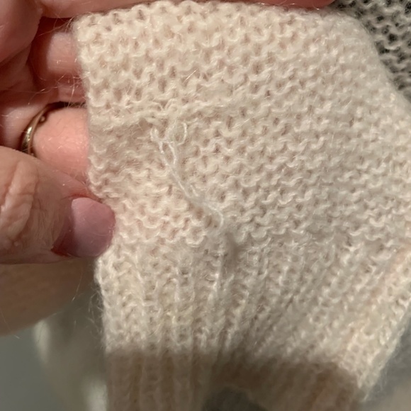 J. Crew Dolce Shawl Collar Sweater in Creme XS - Picture 5 of 5